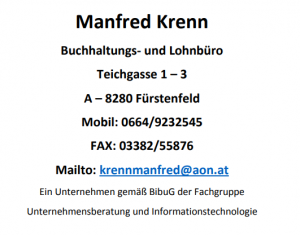 Manfred Krenn Buchhaltungs- und Lohnbro